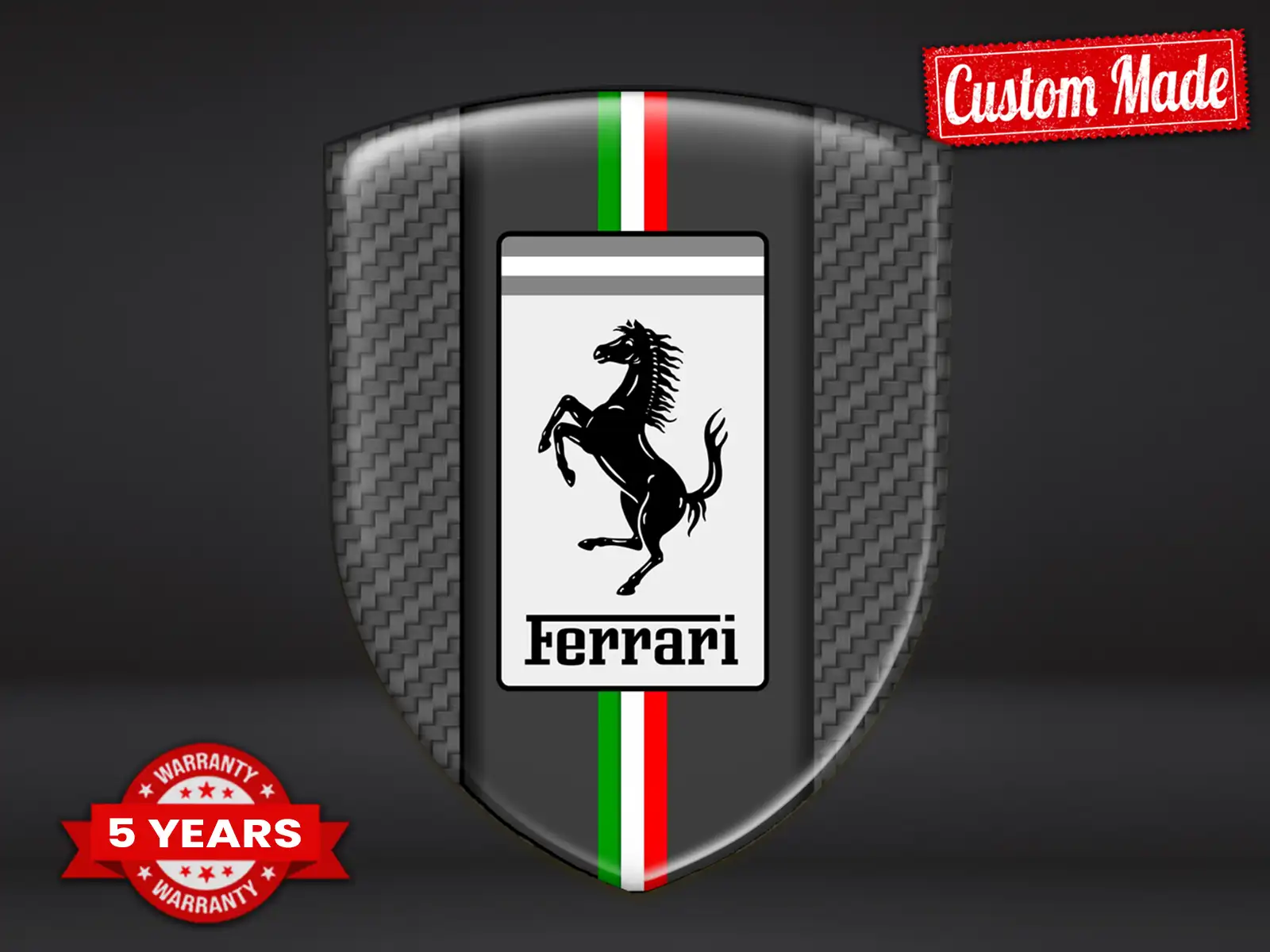 Ferrari Custom Automotive Decals Tuning Universal Star